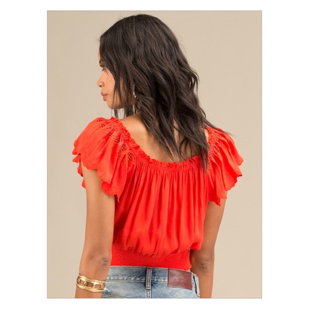ASTR Reyna Off the Shoulder Blouse - Picture 3 of 4